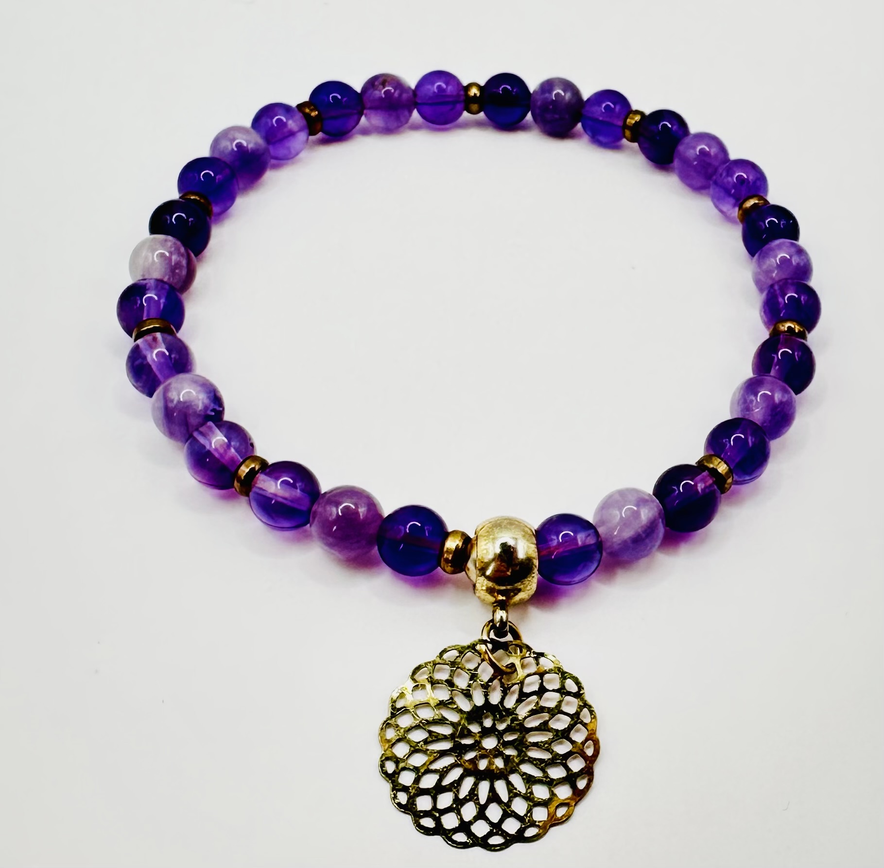 Bracelet duo améthyste