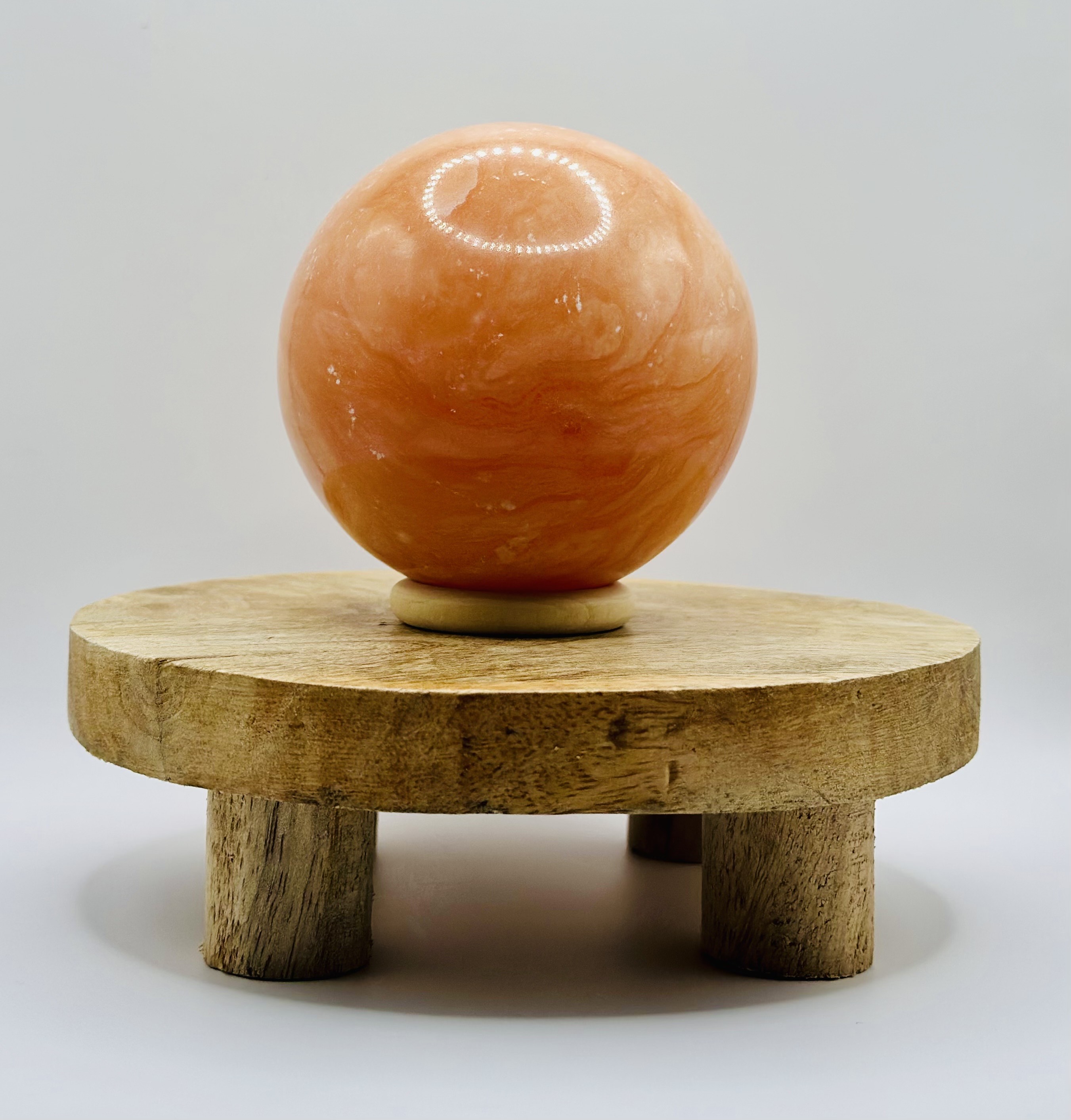 Aventurine orange forme boule