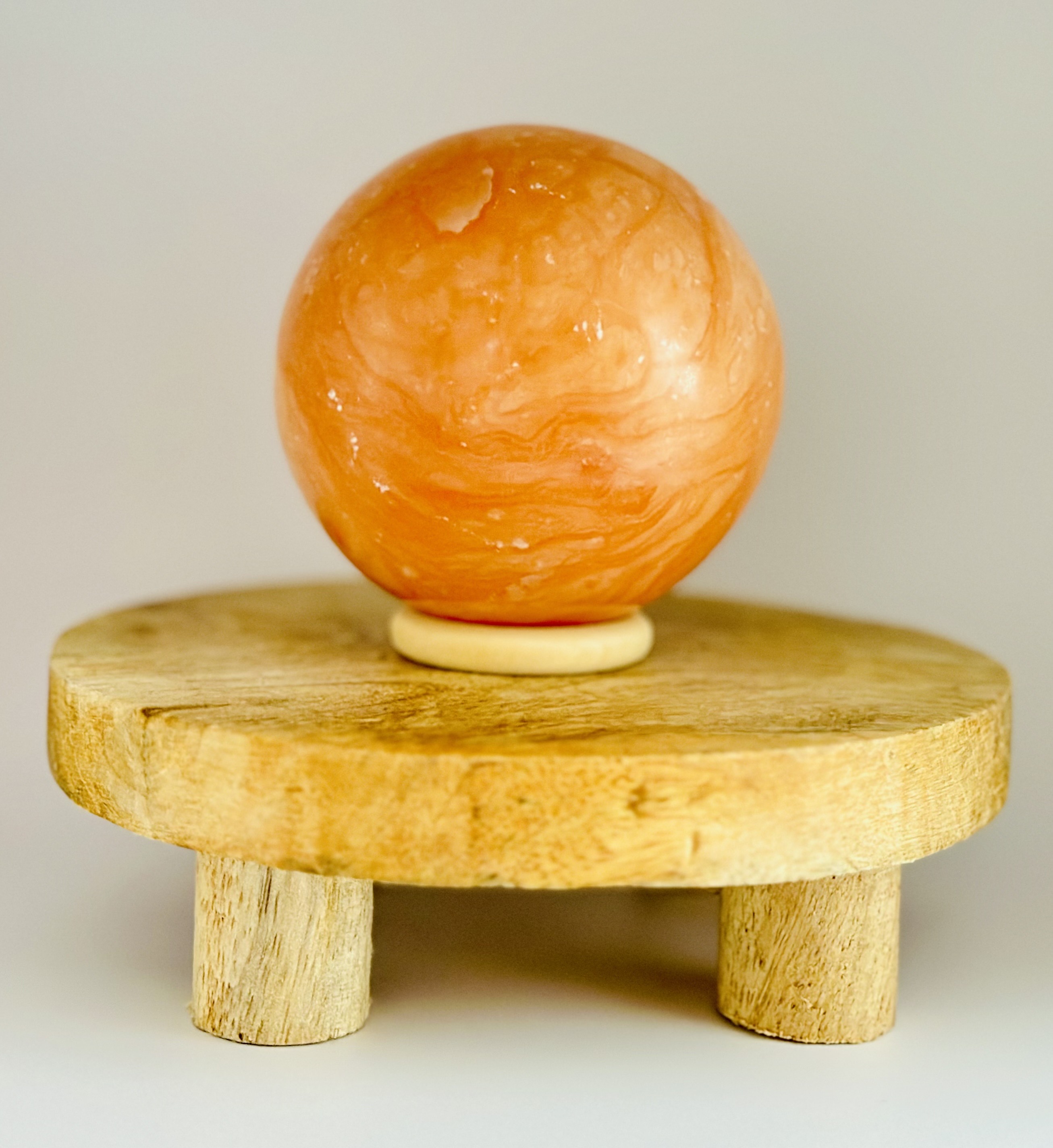 Aventurine orange forme boule