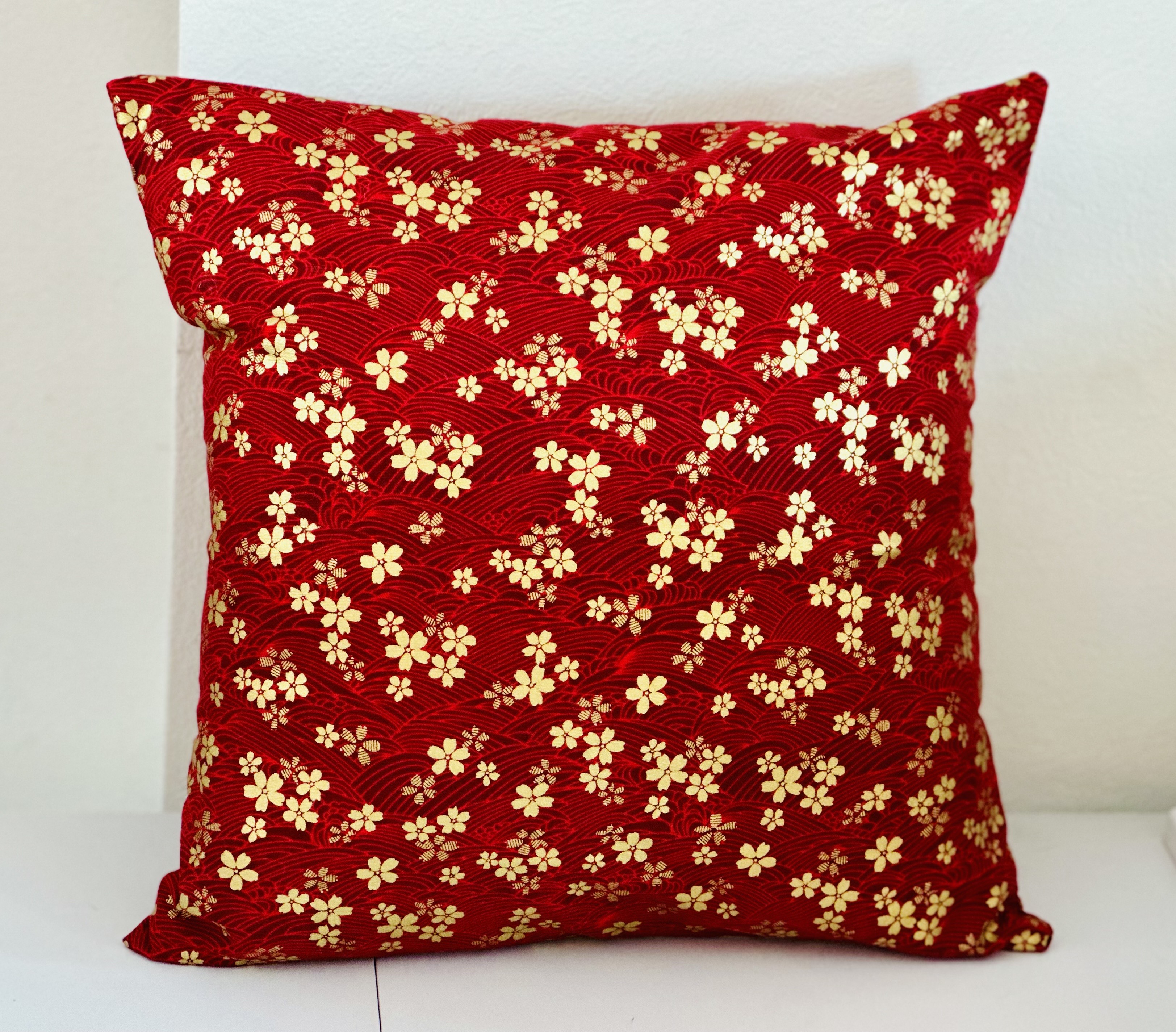 Coussin décoratif floral