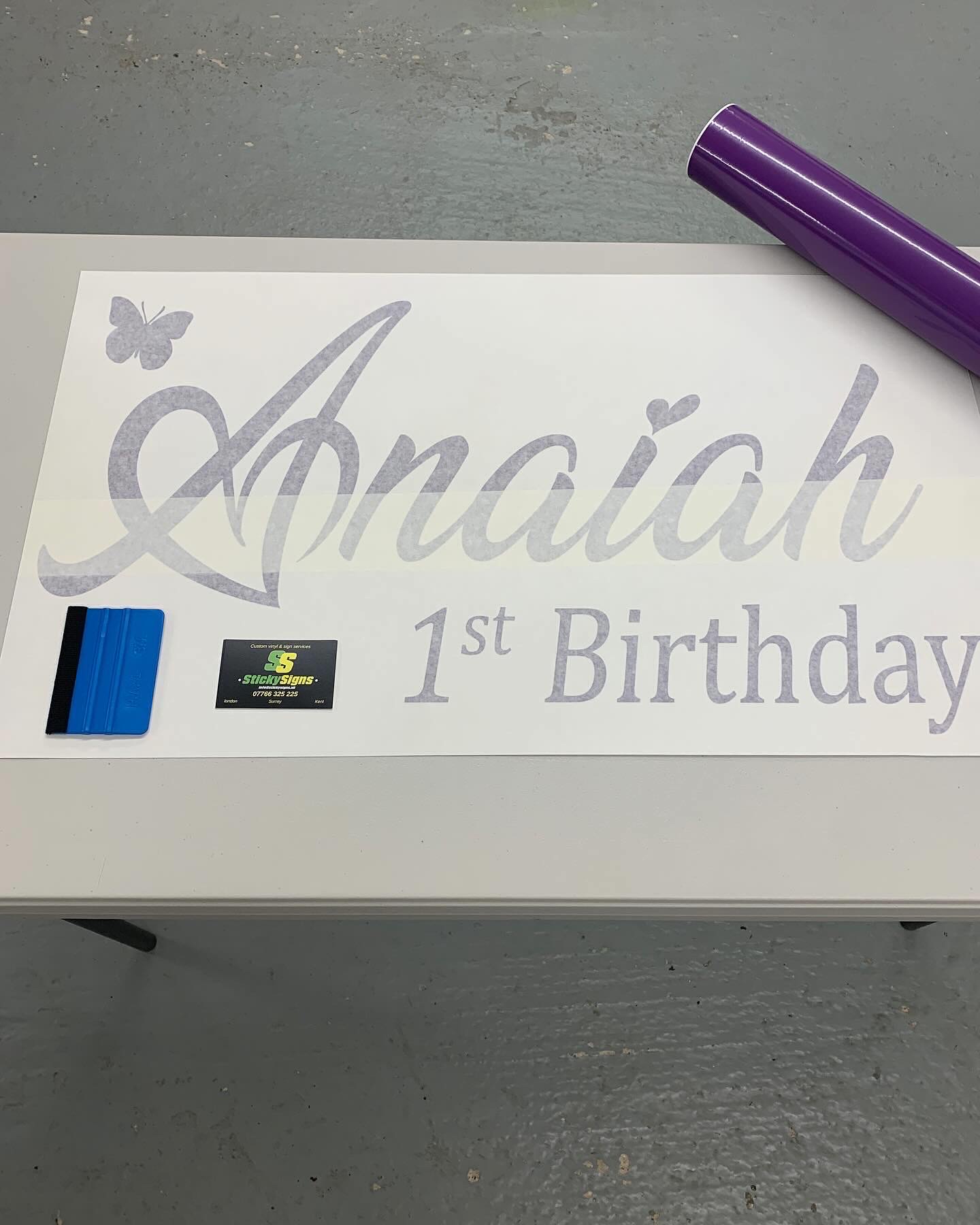 X Large stickers or signs £POA