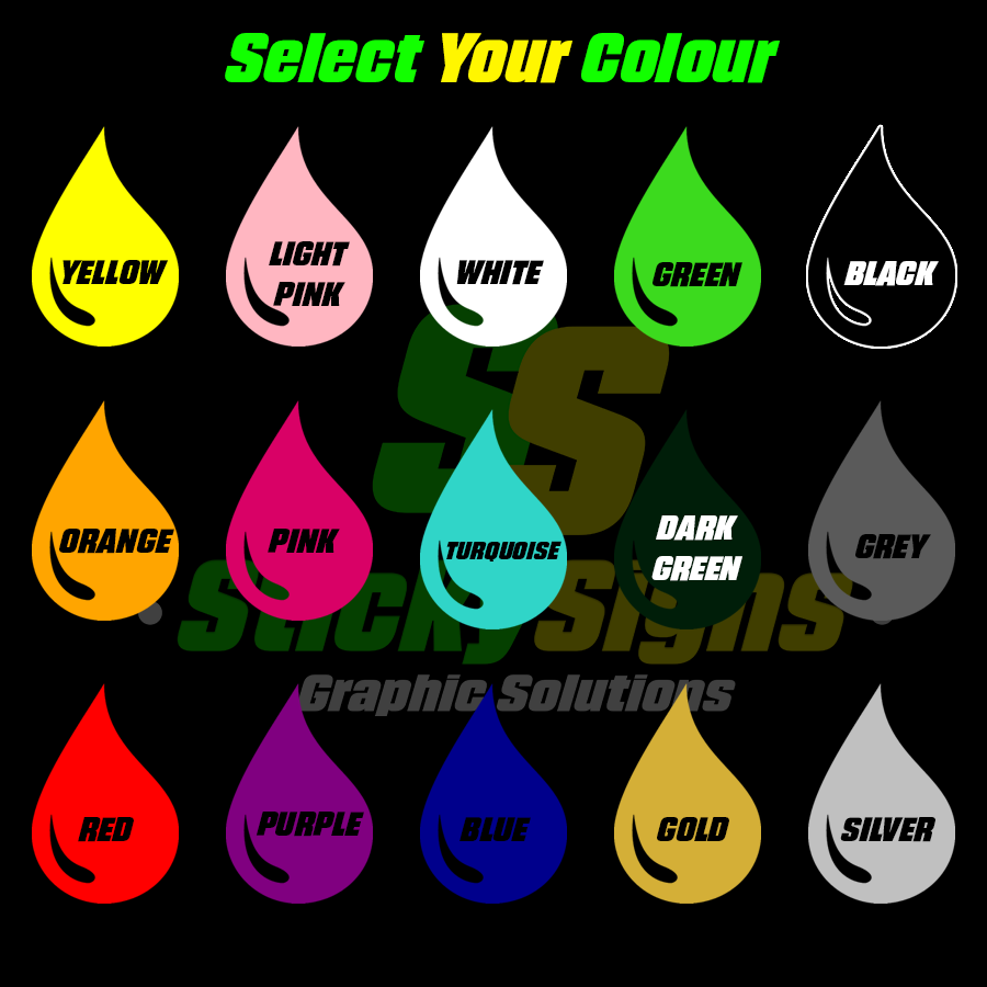 Car/Van/Truck window decals (Pair)