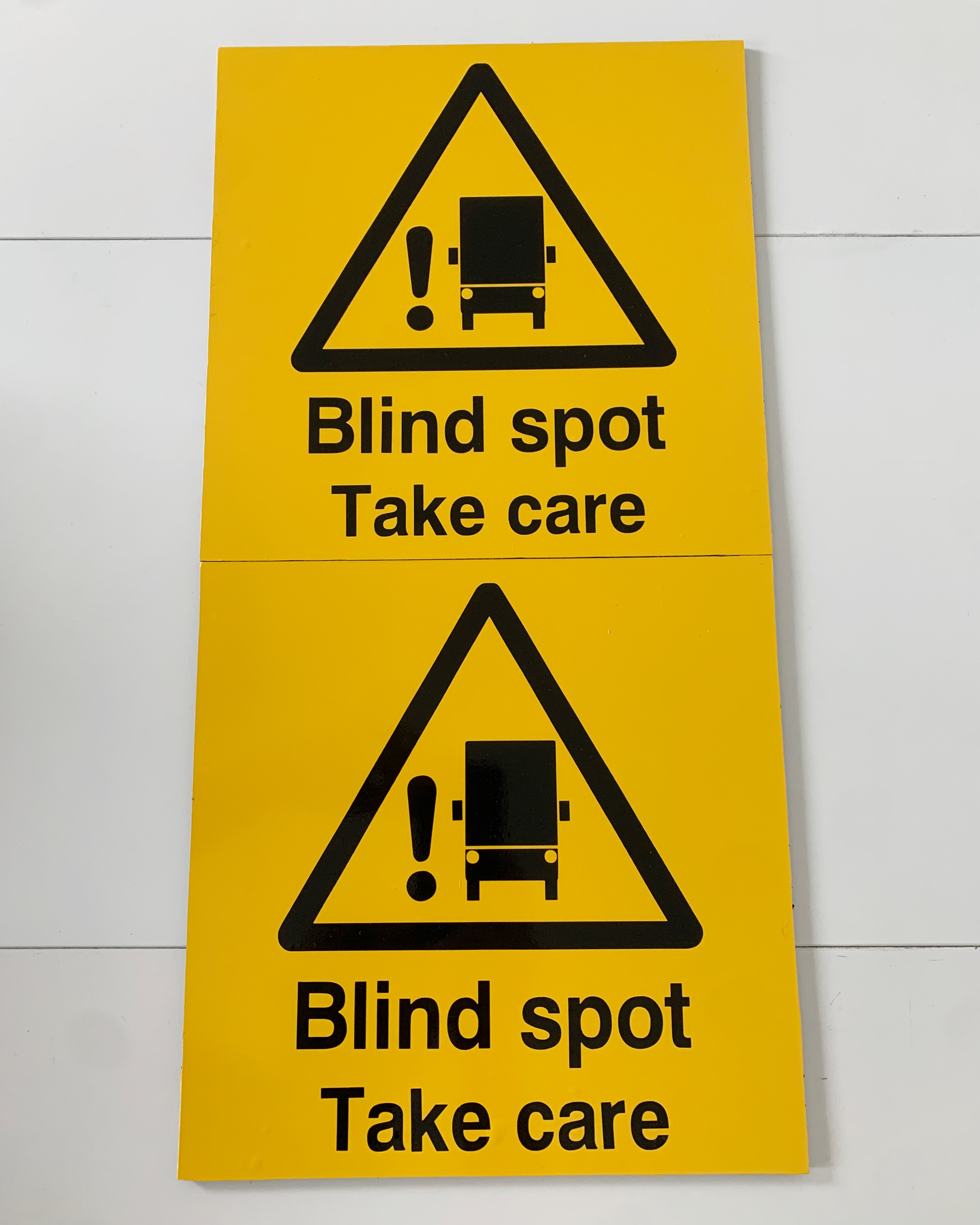 1x Blind Spot sign 