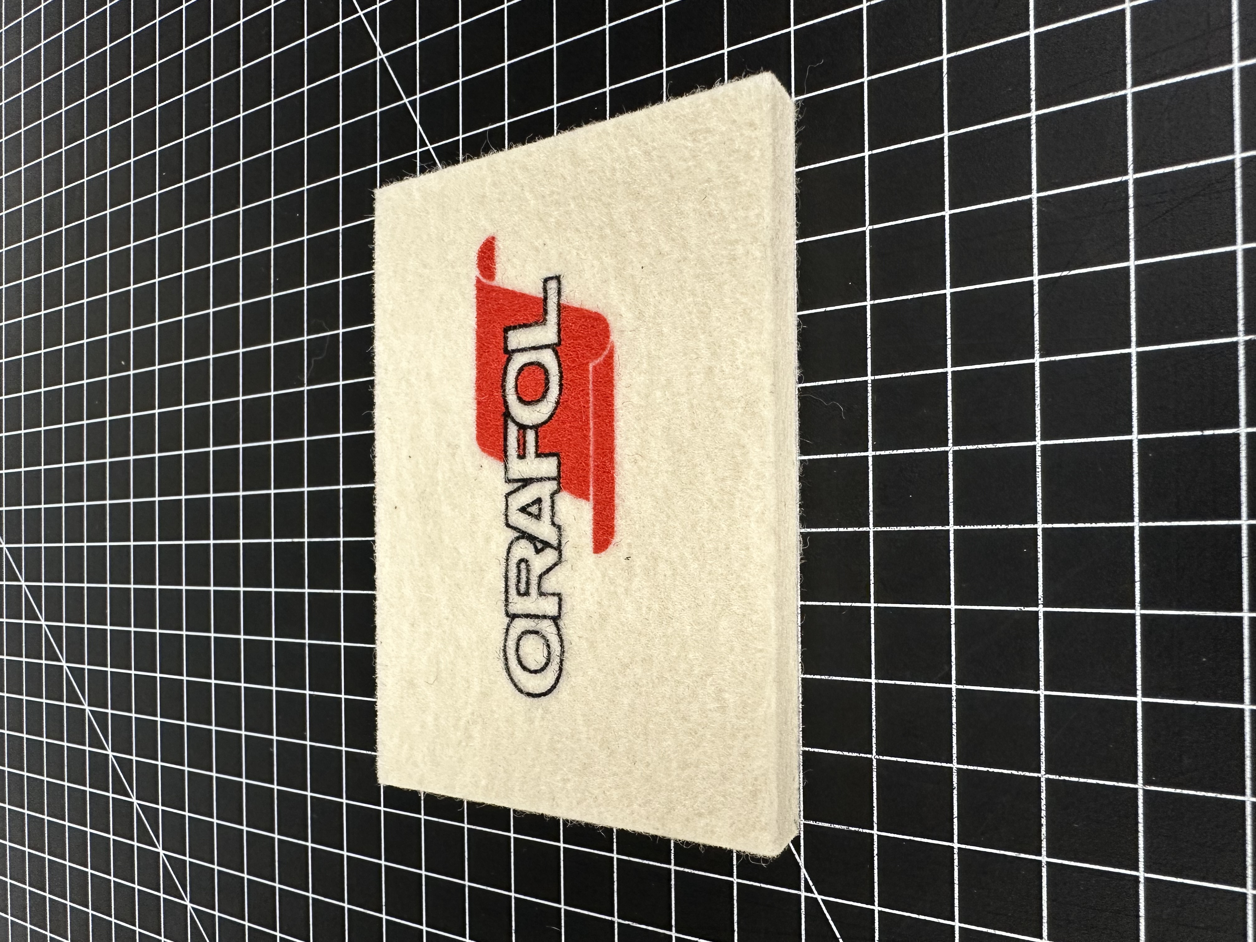 1x Orafol felt squeegee 100mm x 75mm