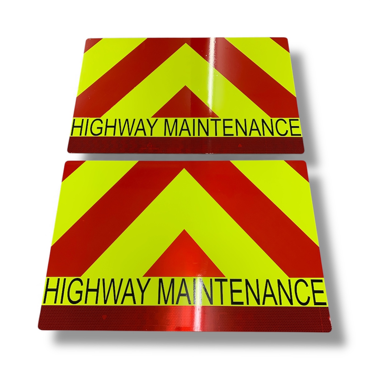 1x Reflective Highway Maintenance sign on 3mm ACP 600x400mm