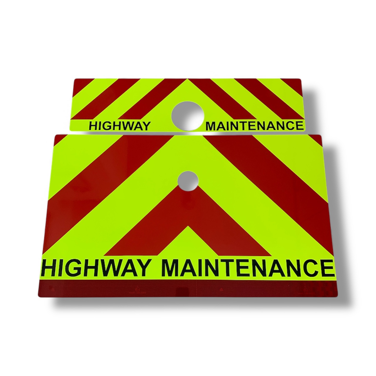 1x Reflective Highway Maintenance sign on 3mm ACP 600x400mm