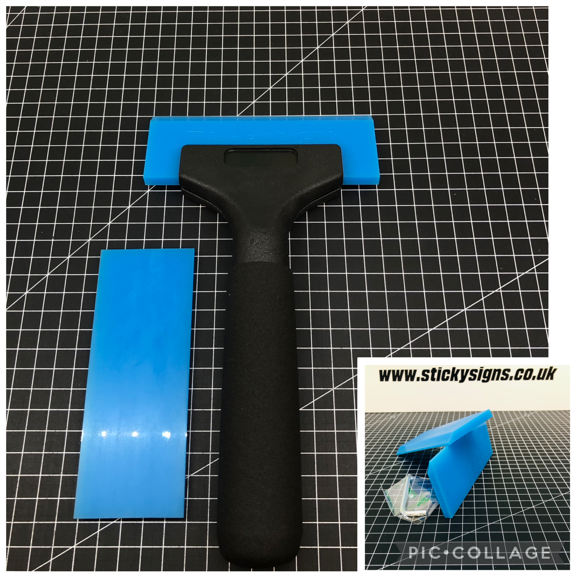1x Rubber squeegee vinyl/window tint tool