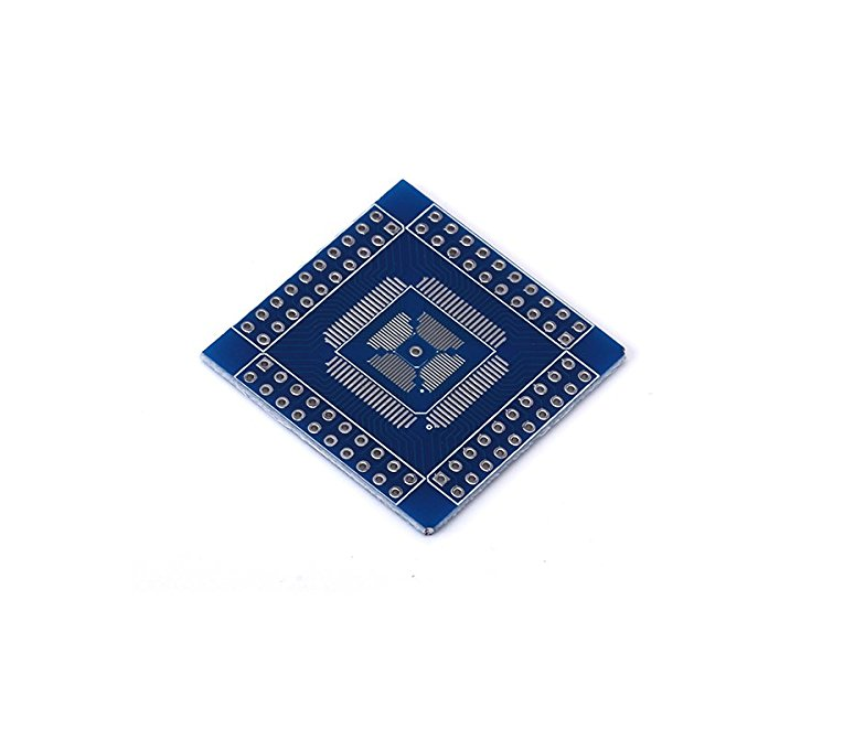 QFN/ TQFN/ LQFP QFP 16-80 PIN Switch Over DIP Double-sided PCB Adapter