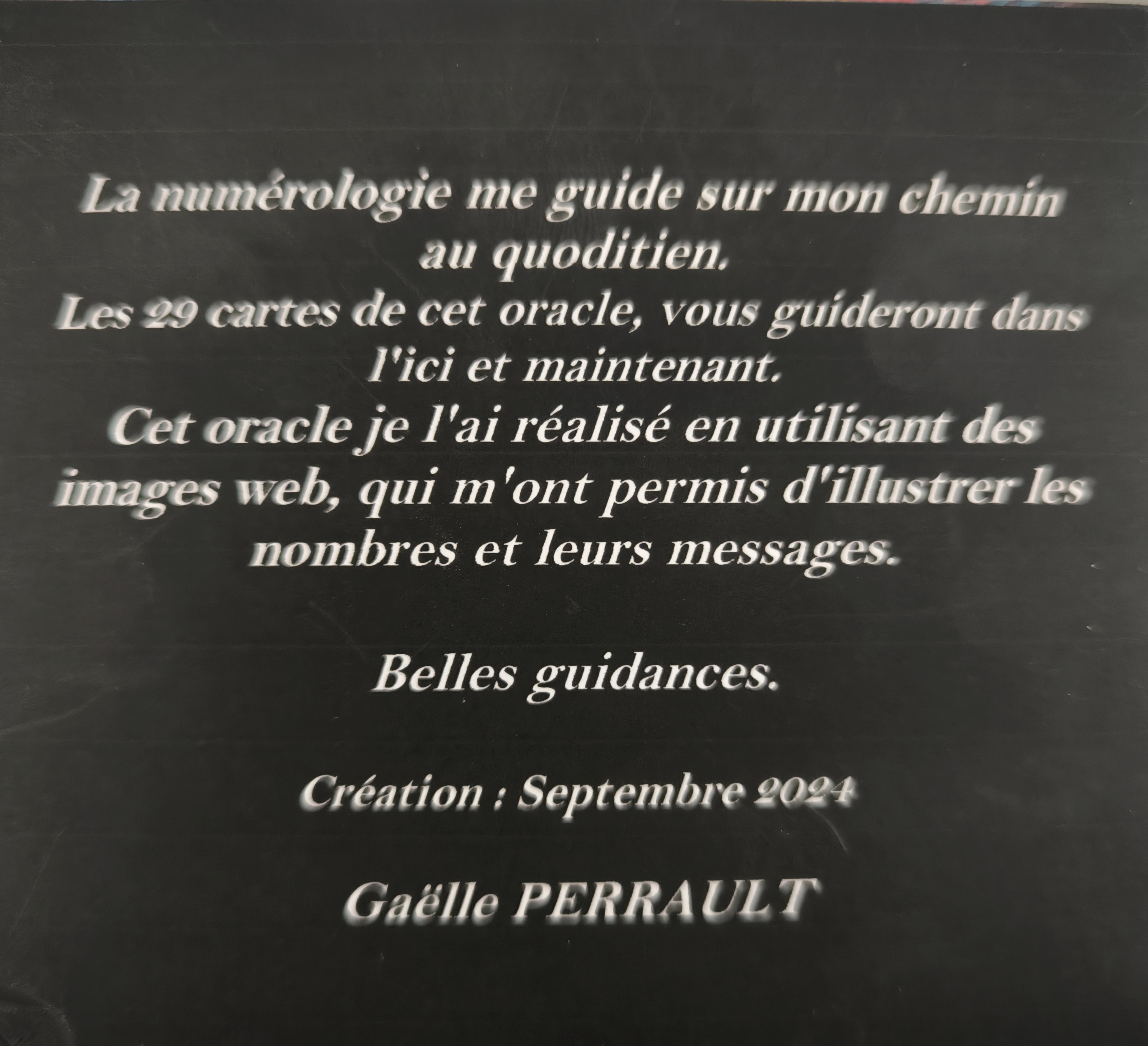 L'Oracle de la Numérologie