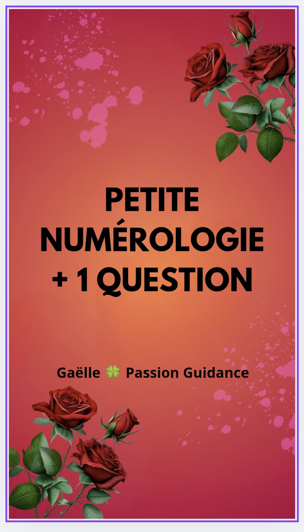 Consultation PETITE NUMÉROLOGIE + 1 QUESTION