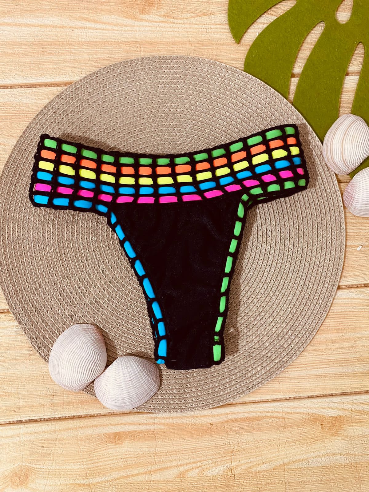 Biquíni Cinturado Black Neon