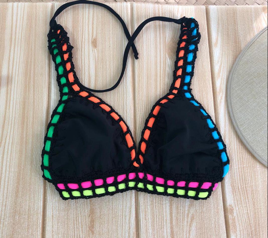 Biquíni Tradicional Black Neon