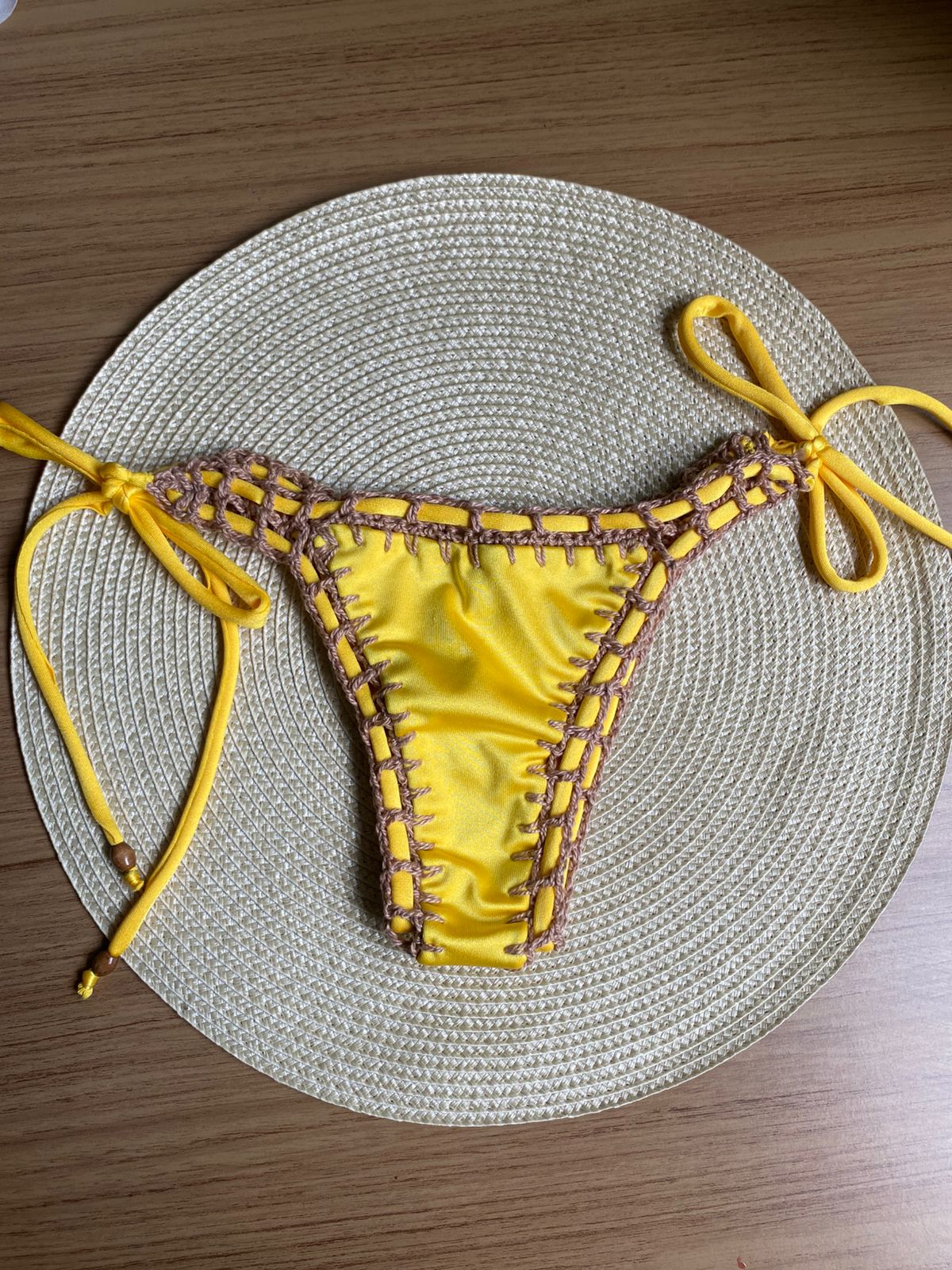 Calcinha Lacinho Yellow Shine 