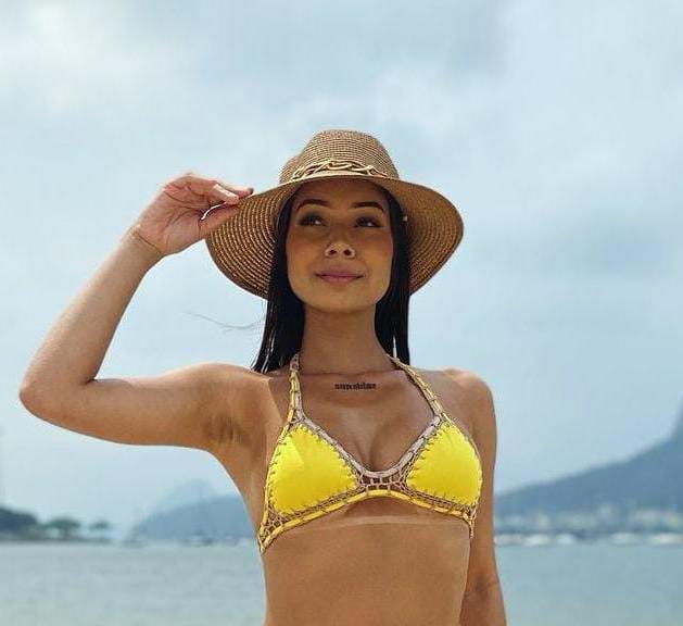 Sutiã Triângulo Yellow Shine