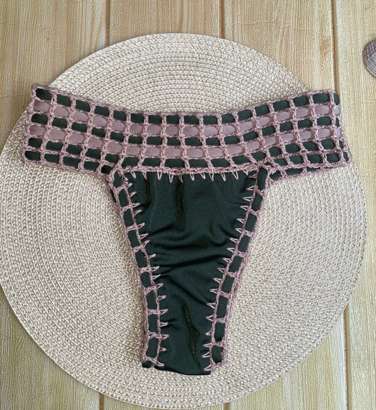 Calcinha Cinturada Croco