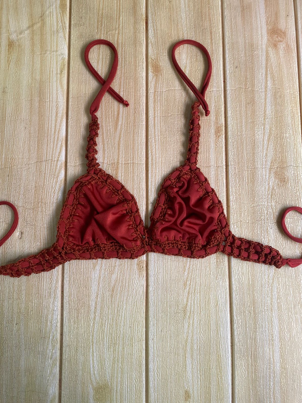 Sutiã Triângulo Bordô 