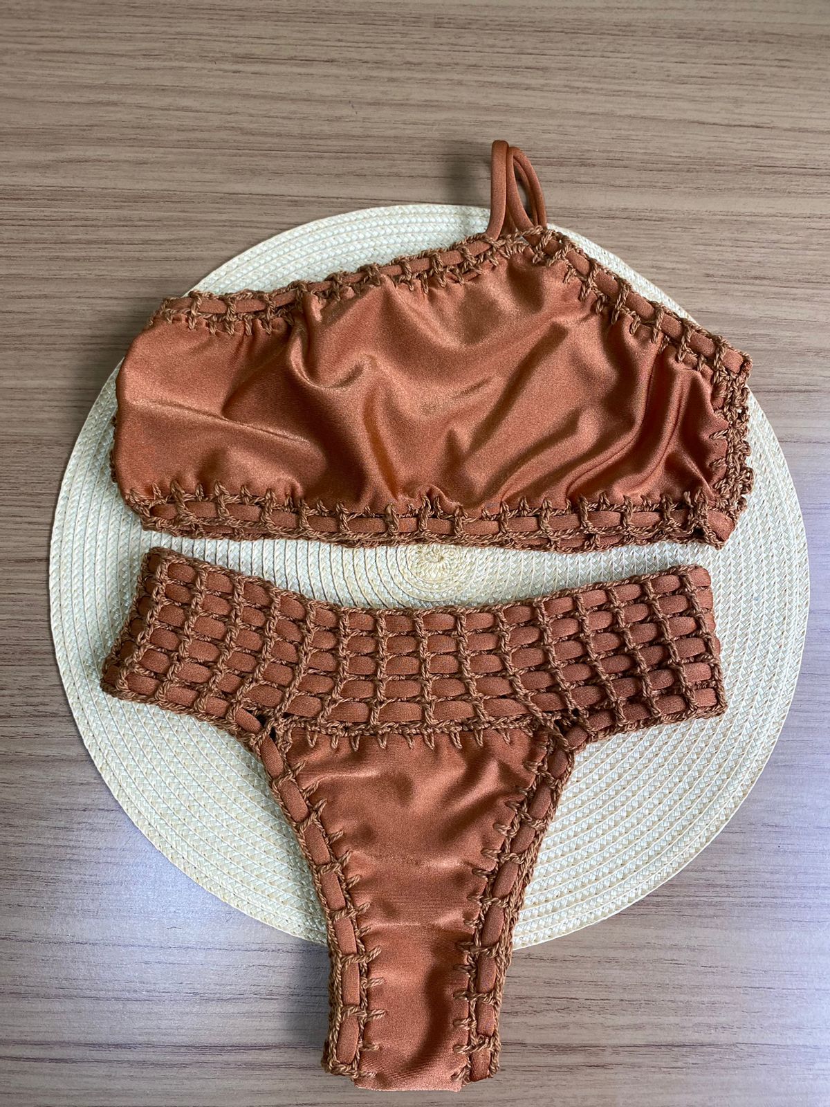 Biquíni Cinturado Conhaque