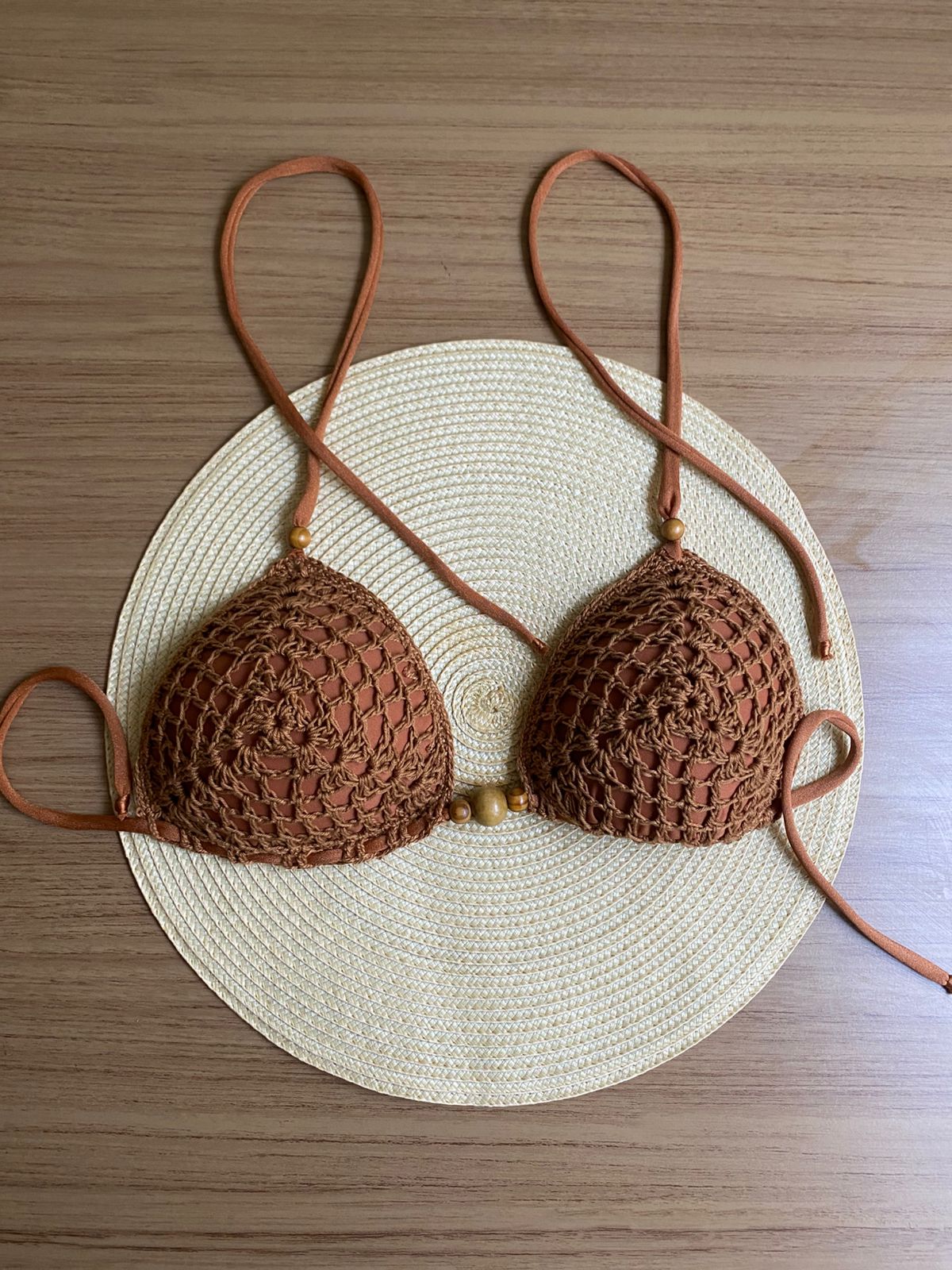 Sutiã Cortininha Conhaque 