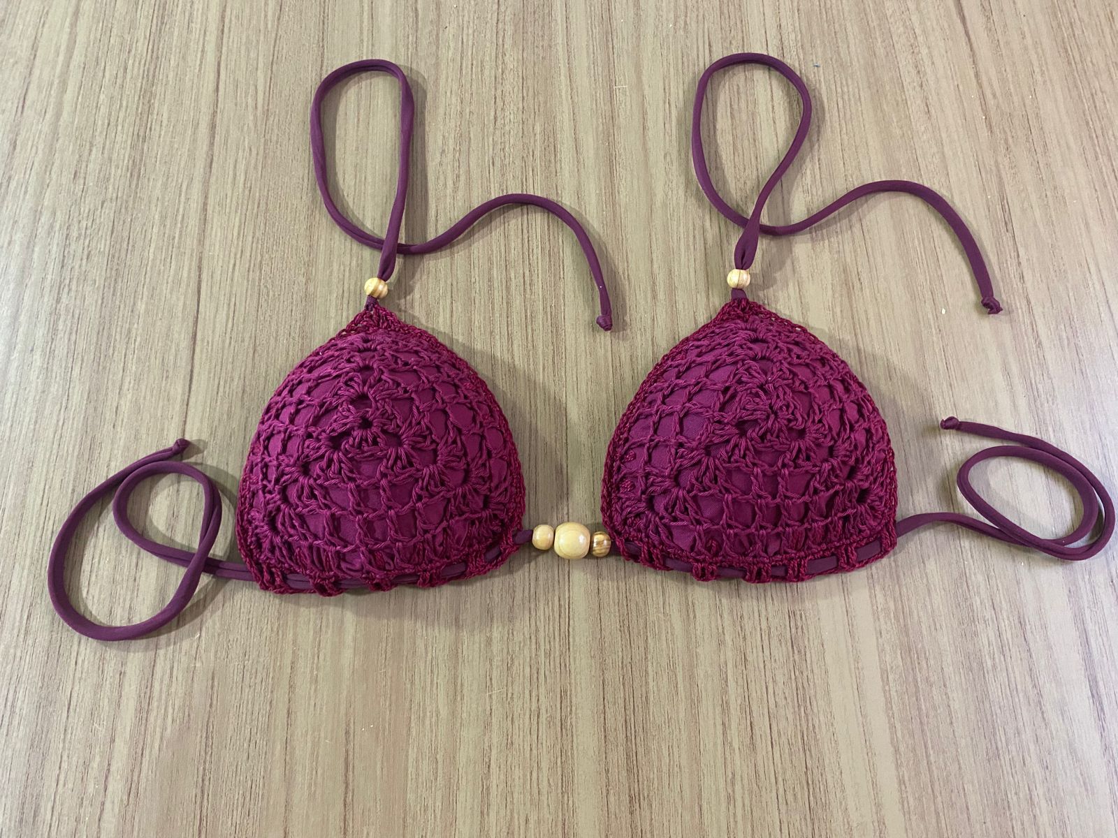 Sutiã Cortininha Bordô 