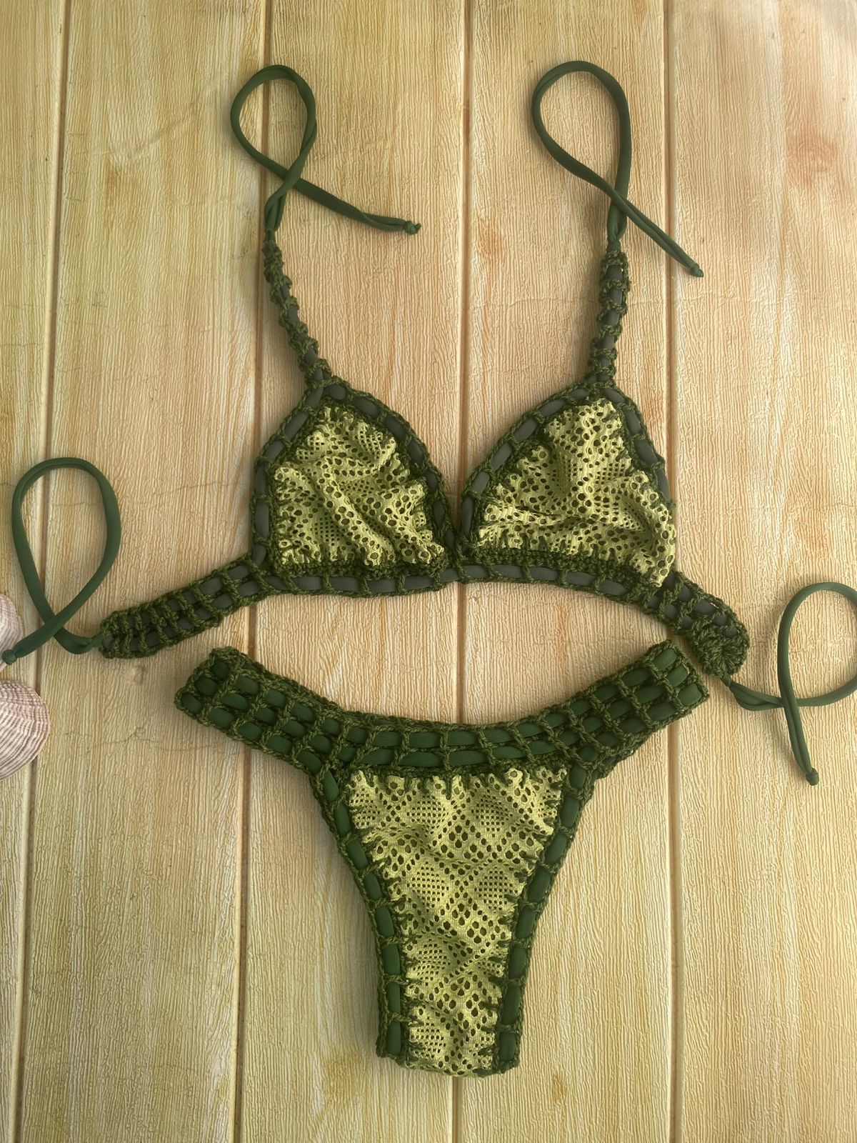 Biquíni Botânico Rendado 