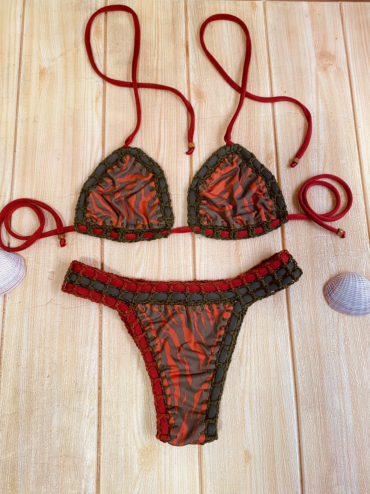 Biquíni Paradise Oliva Tradicional 