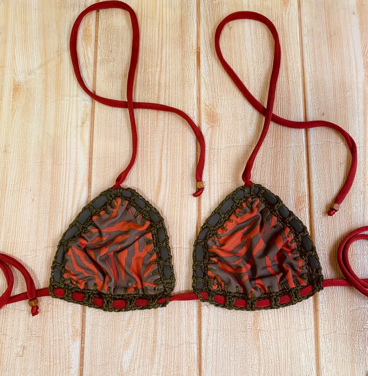 Sutiã Cortininha Paradise Oliva 