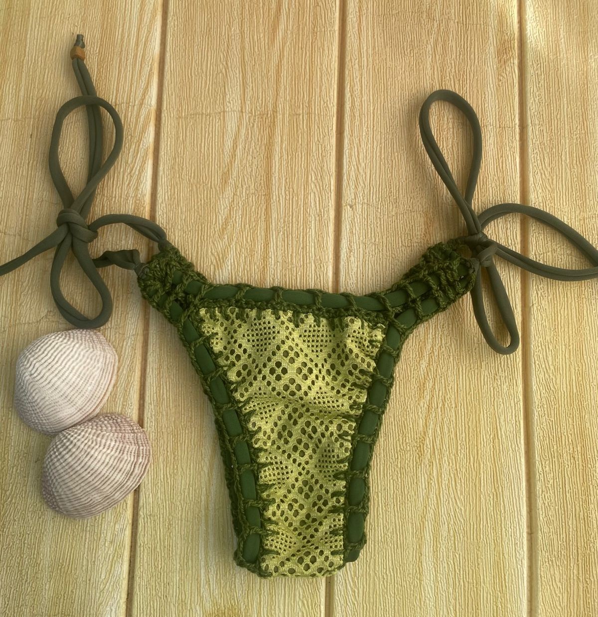 Calcinha Lacinho Botânico Rendado