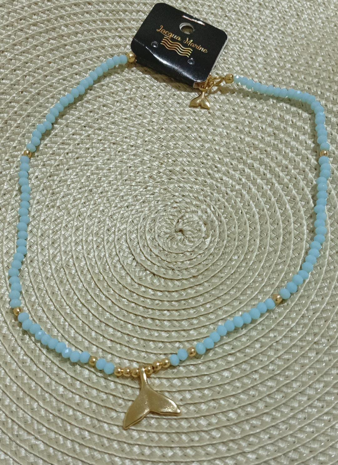 Chocker Beluga Azul - Ch084