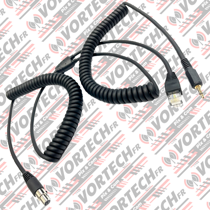 Connecteur radio pour câble de liaison casque PILOTE