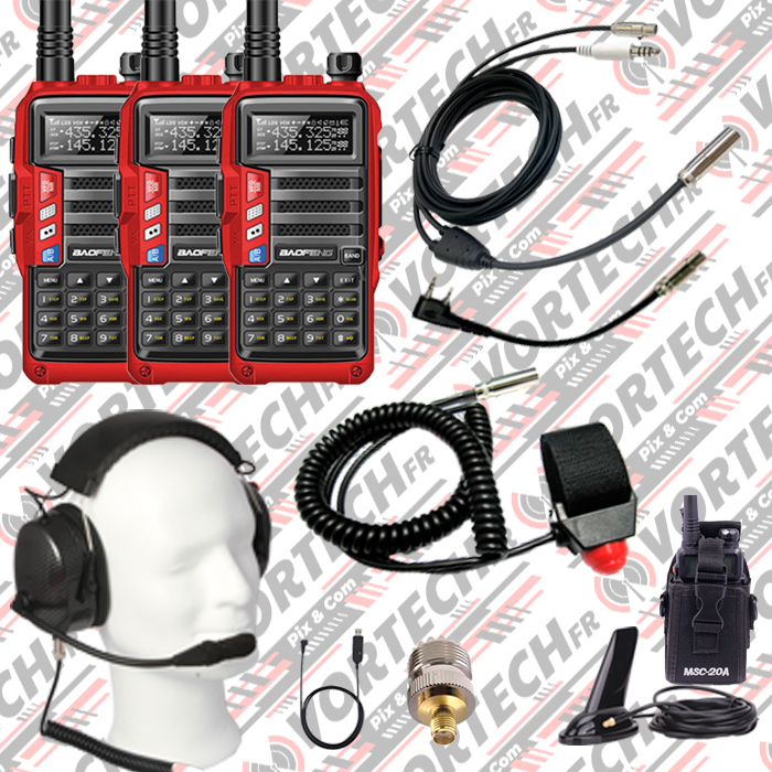 Kit : Pilote + Spotter + Mécano (Sans Micro Haut-Parleur)