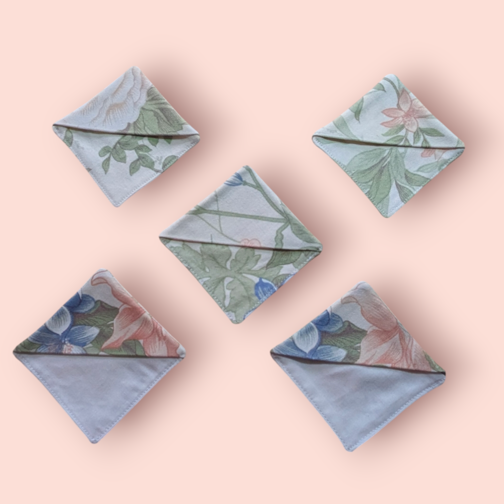 Marque-page fleuri vert