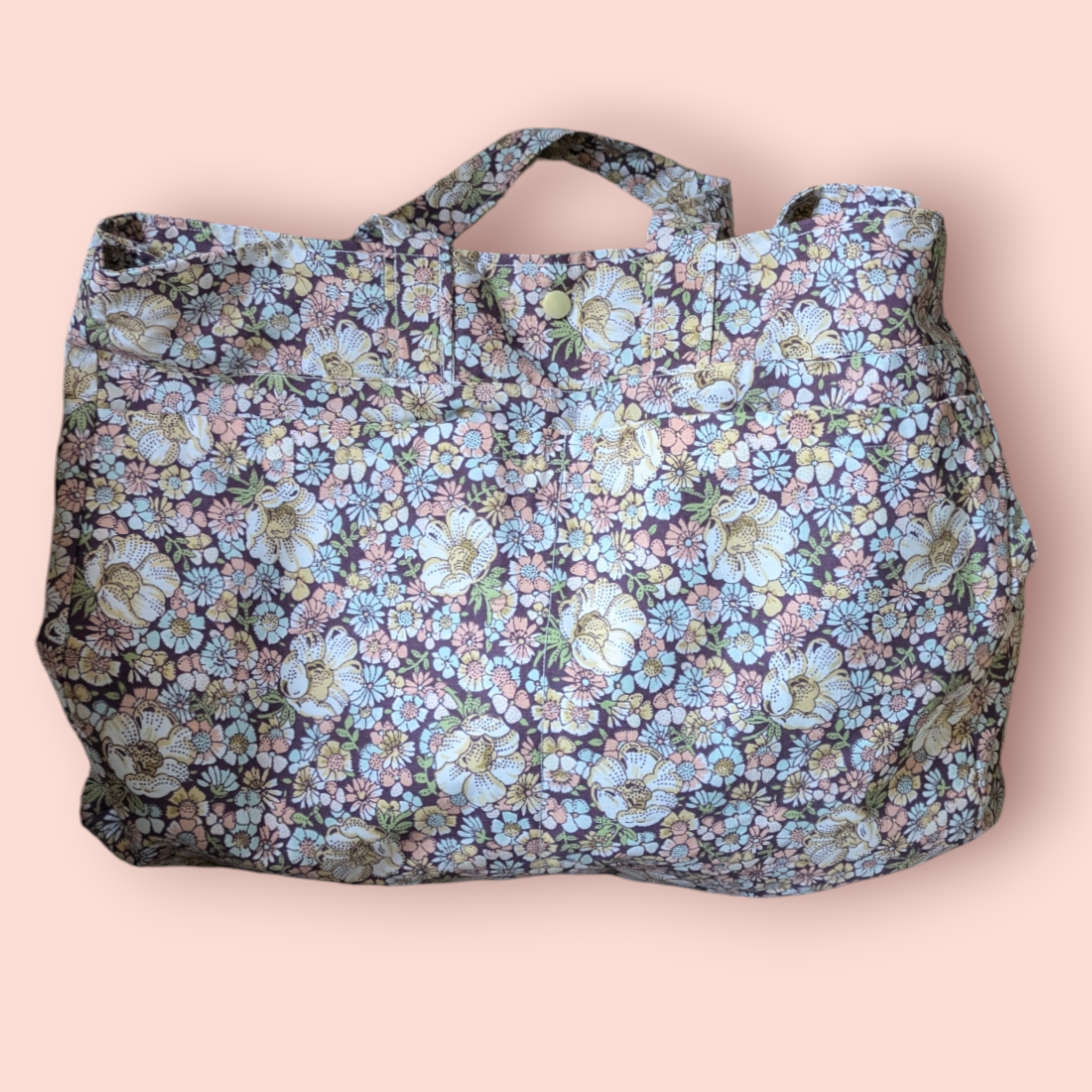 Sac cabas fleuri
