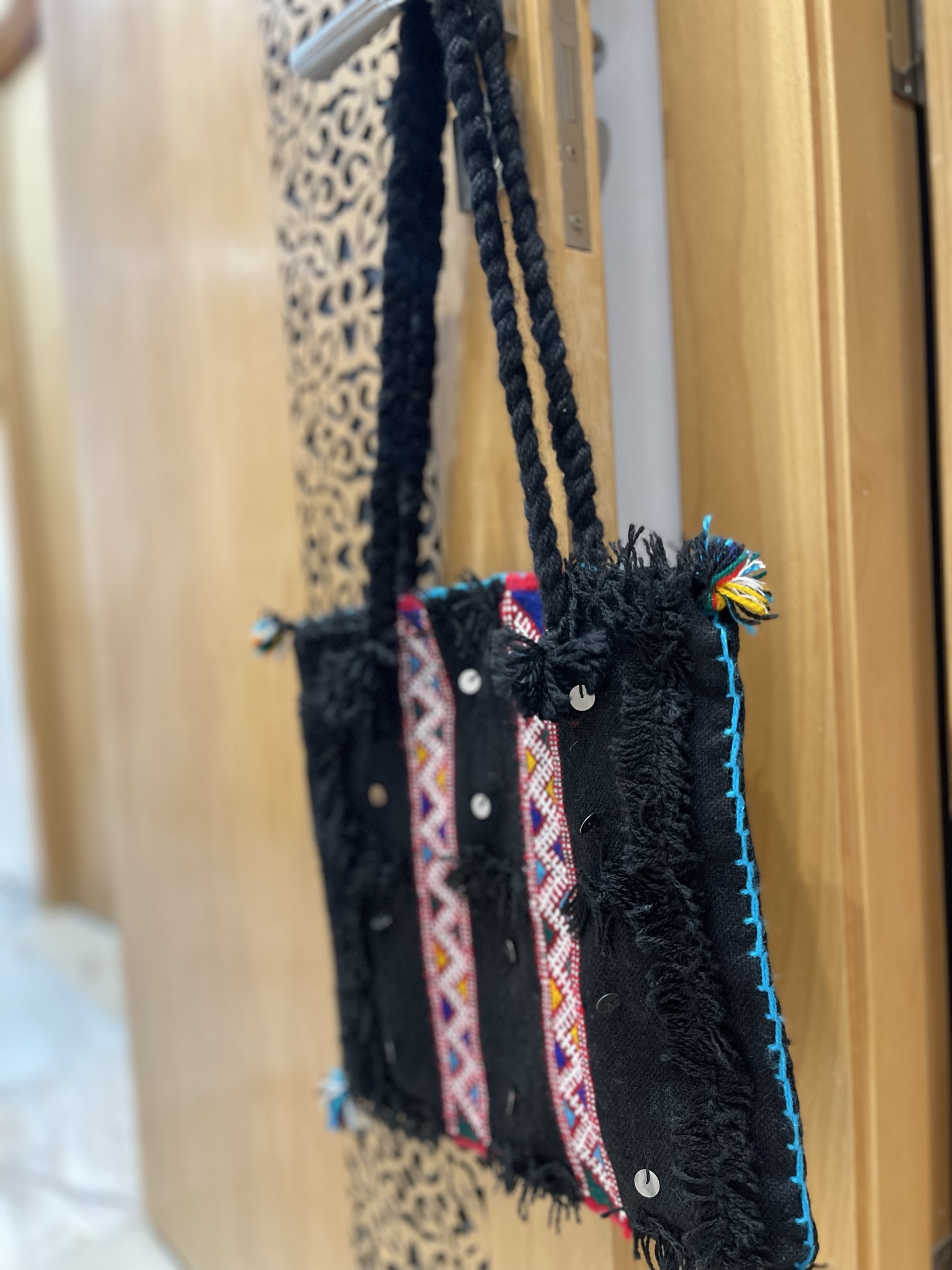 Sac en laine fait à la main