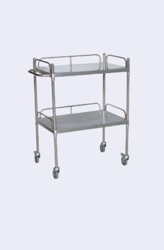 Chariot de service en acier inoxydable