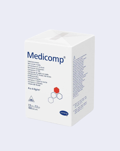 COMPRESSE EN NONTISSE STERILE 7.5X7.5 CM B150