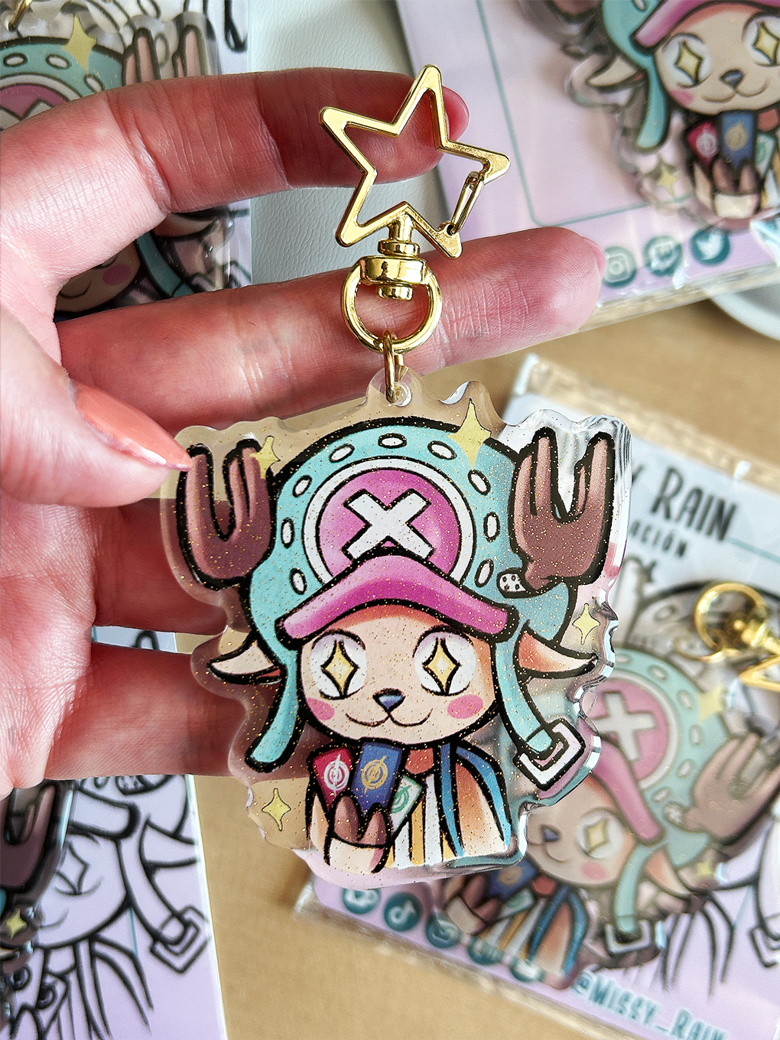 ✦ 𝗖𝗵𝗼𝗽𝗽𝗲𝗿 𝗧𝗖𝗚 𝗚𝗹𝗶𝘁𝘁𝗲𝗿 ✦ Keychain 