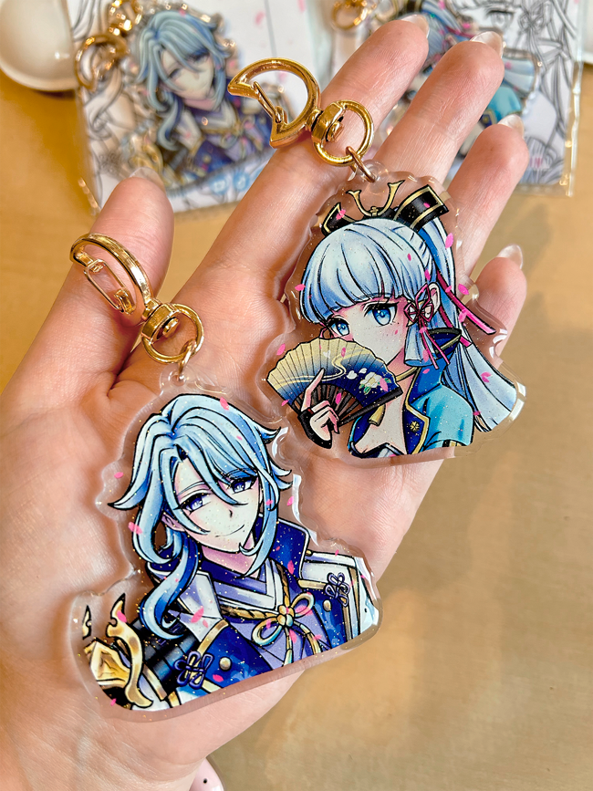 ✦ 𝗞𝗮𝗺𝗶𝘀𝗮𝘁𝗼 𝗚𝗹𝗶𝘁𝘁𝗲𝗿 ✦ Keychain 