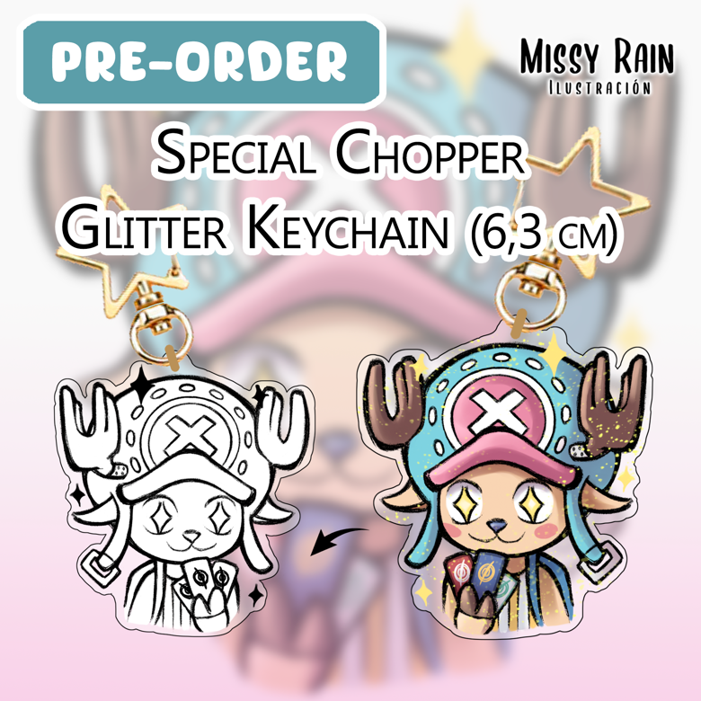 ✦ 𝗖𝗵𝗼𝗽𝗽𝗲𝗿 𝗧𝗖𝗚 𝗚𝗹𝗶𝘁𝘁𝗲𝗿 ✦ Keychain 