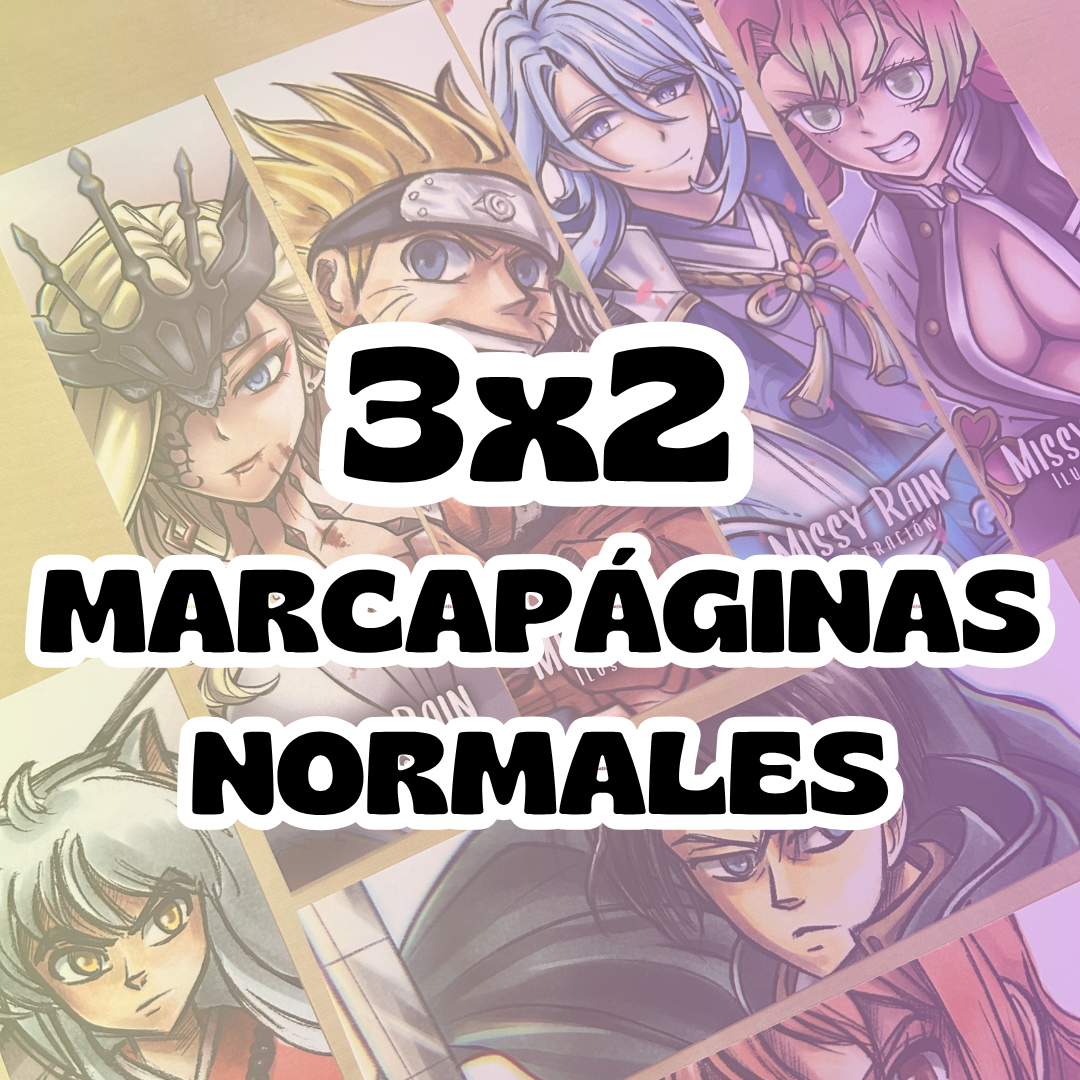 𝟯𝘅𝟮 Marcapáginas normales