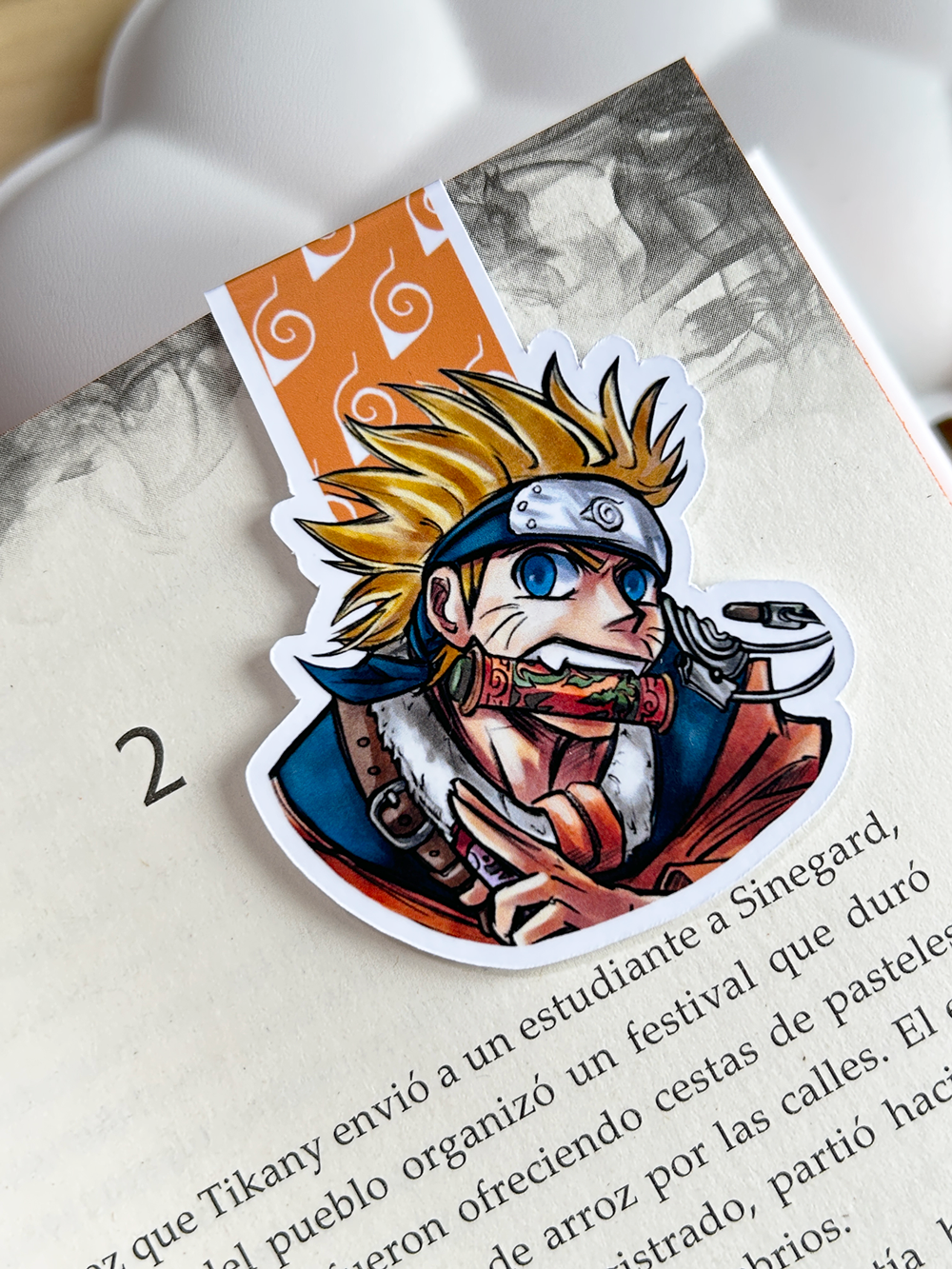 𝗡𝗮𝗿𝘂𝘁𝗼 Marcapáginas Magnético 