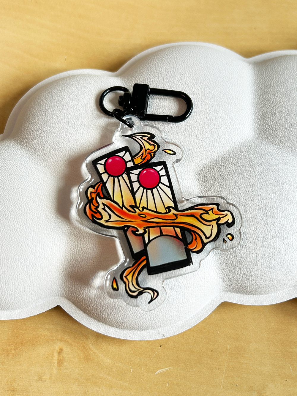 𝗧𝗮𝗻𝗷𝗶𝗿𝗼 𝗮𝗴𝘂𝗮 + 𝗳𝘂𝗲𝗴𝗼 Keychain