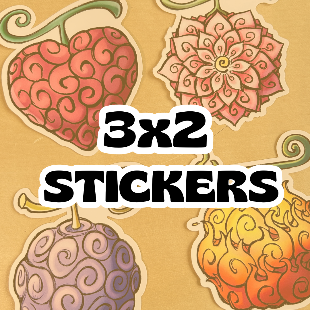 𝟯𝗫𝟮 Stickers