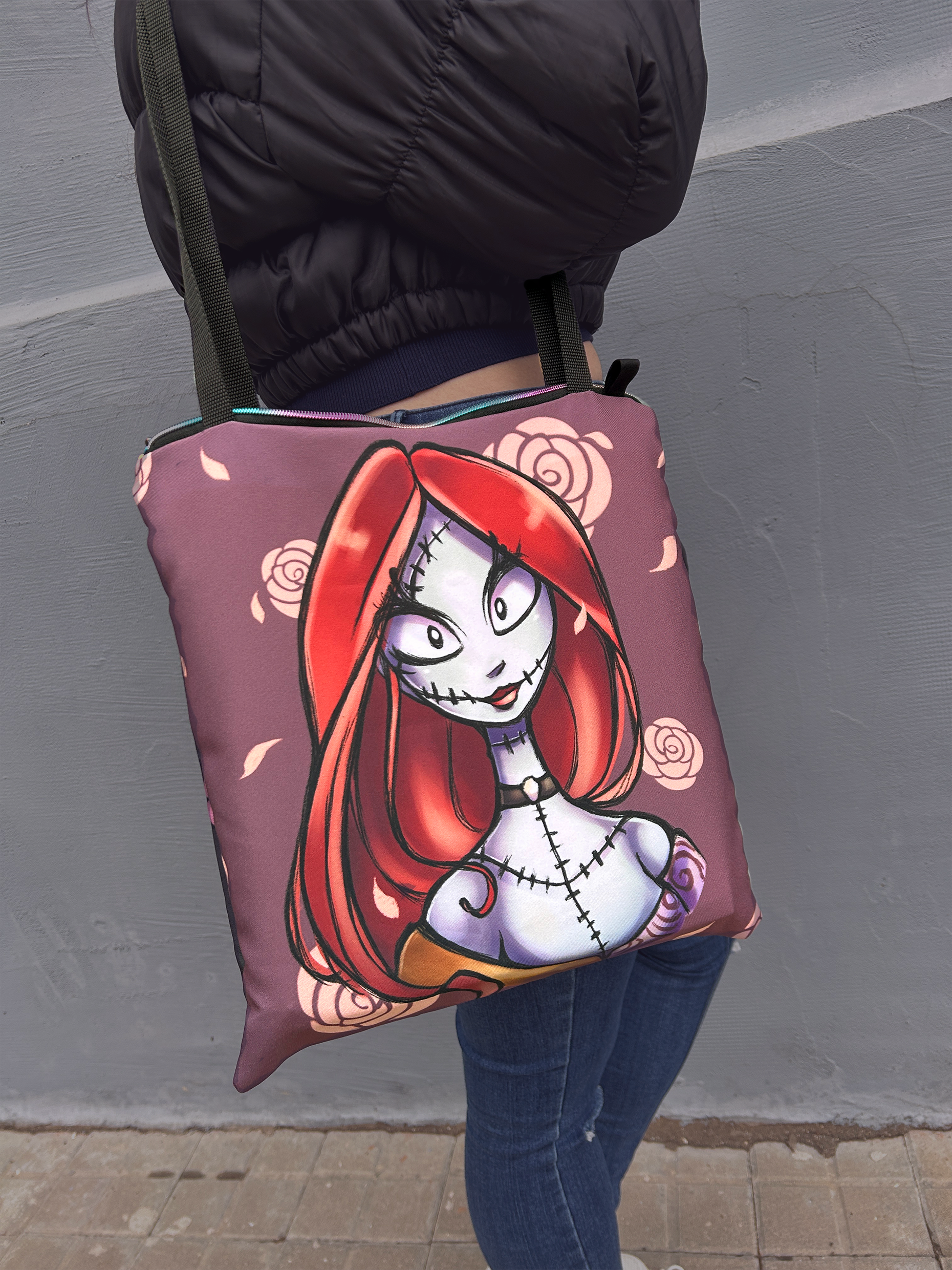 𝗧𝗼𝘁𝗲𝗯𝗮𝗴 𝗣𝗿𝗲𝗺𝗶𝘂𝗺 𝗔𝗰𝗼𝗹𝗰𝗵𝗮𝗱𝗮 (cremallera iridiscente + forro acolchado + bolsillo)