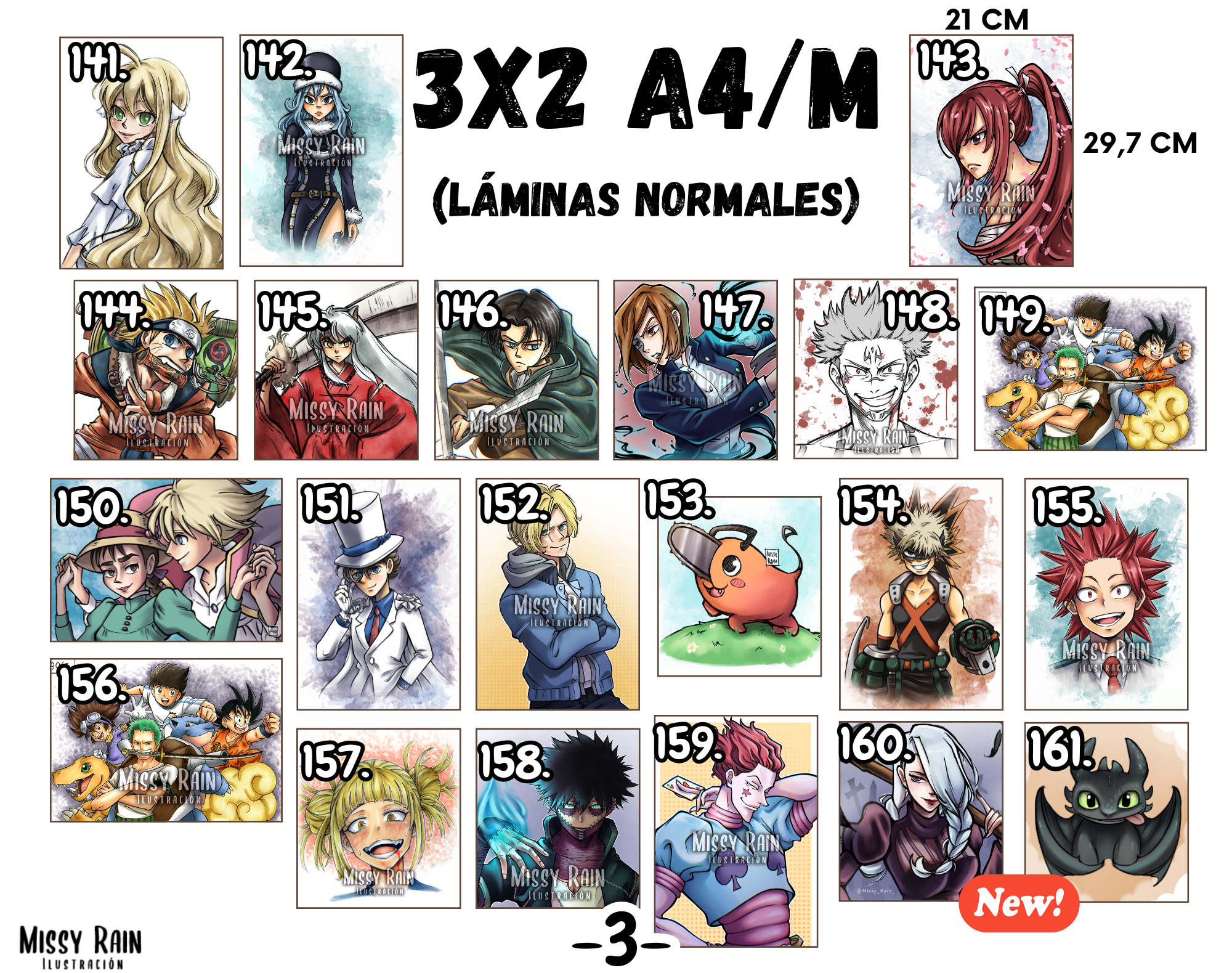 3x2 𝗔𝟰/𝗠 Prints