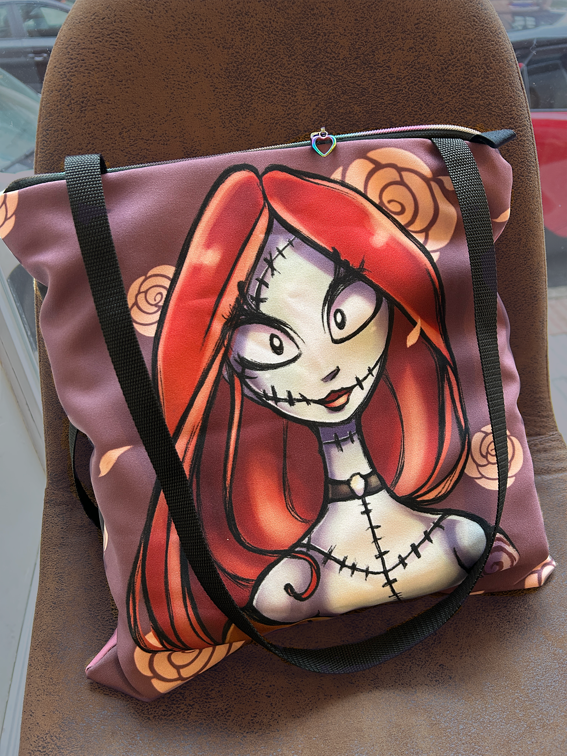 𝗧𝗼𝘁𝗲𝗯𝗮𝗴 𝗣𝗿𝗲𝗺𝗶𝘂𝗺 𝗔𝗰𝗼𝗹𝗰𝗵𝗮𝗱𝗮 (cremallera iridiscente + forro acolchado + bolsillo)