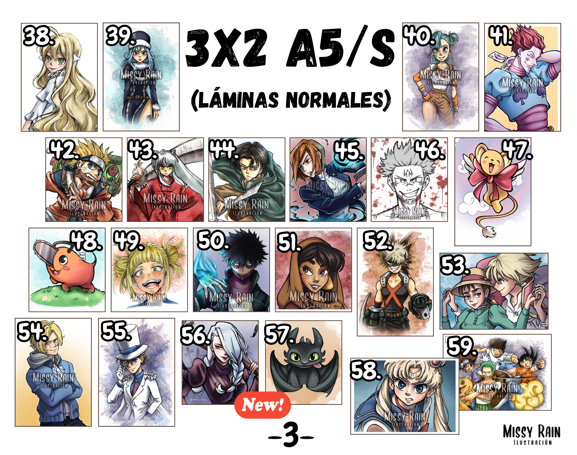 3x2 𝗔𝟱/𝗦 Prints