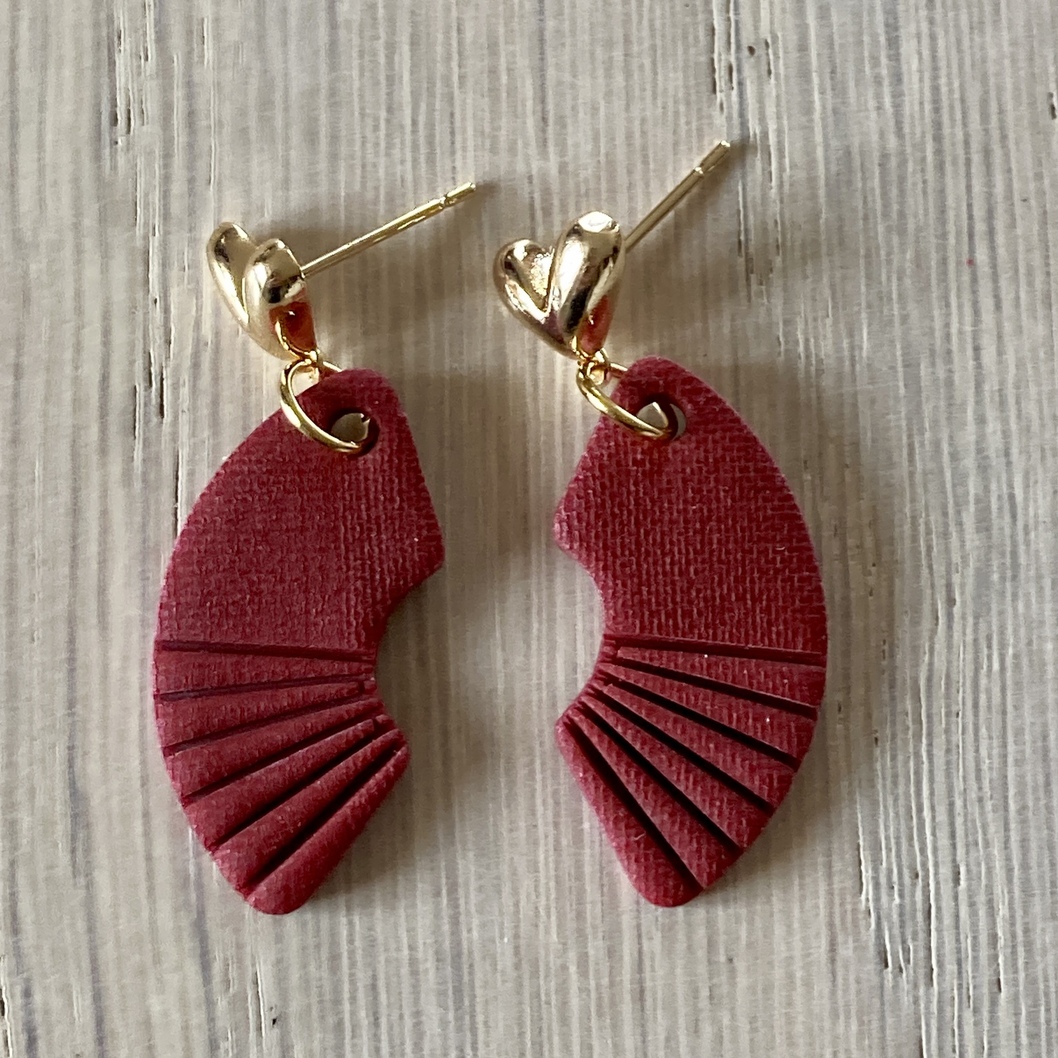 Boucles d'oreilles Rosy