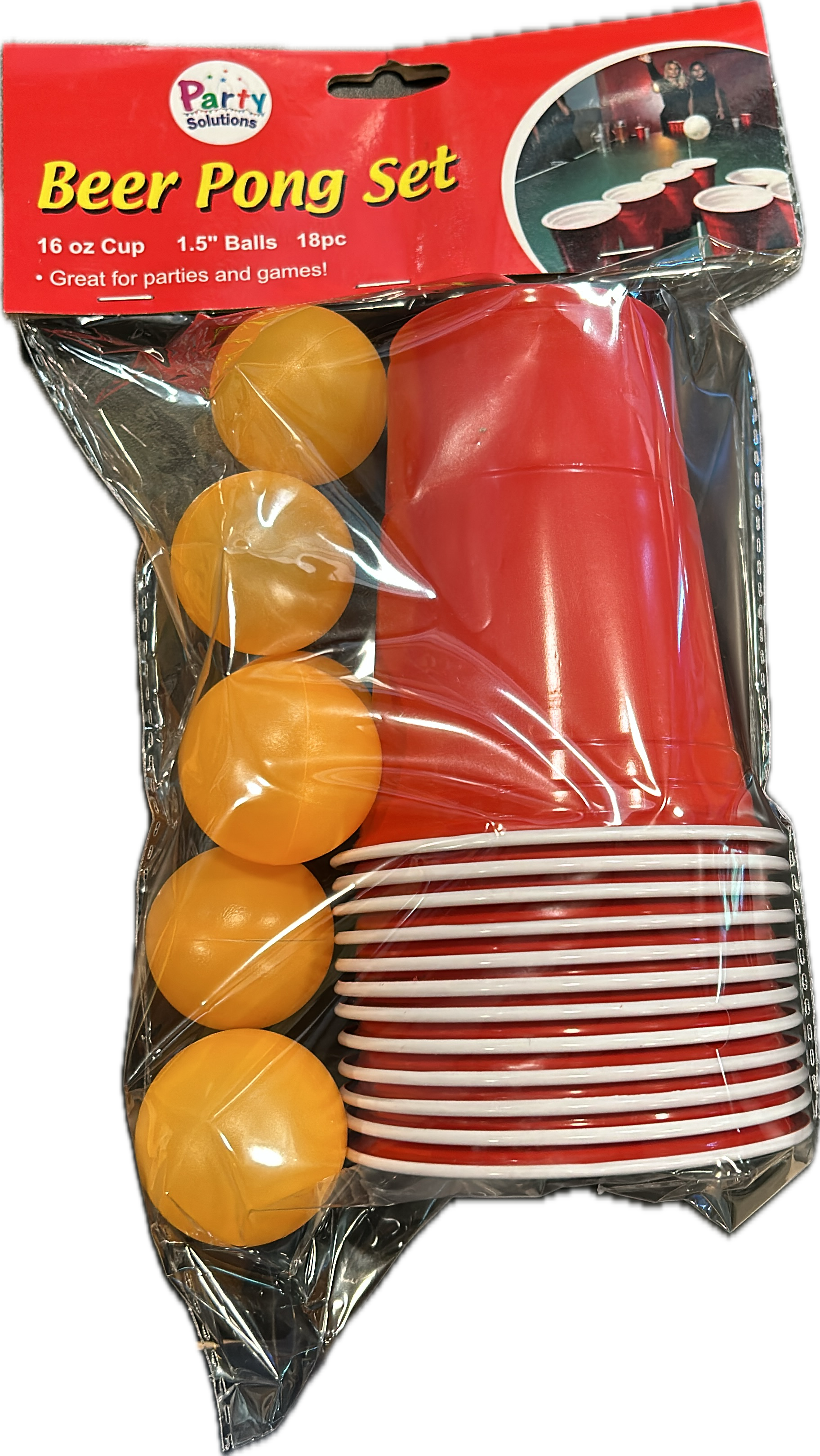 Beer Pong Set - 18ct