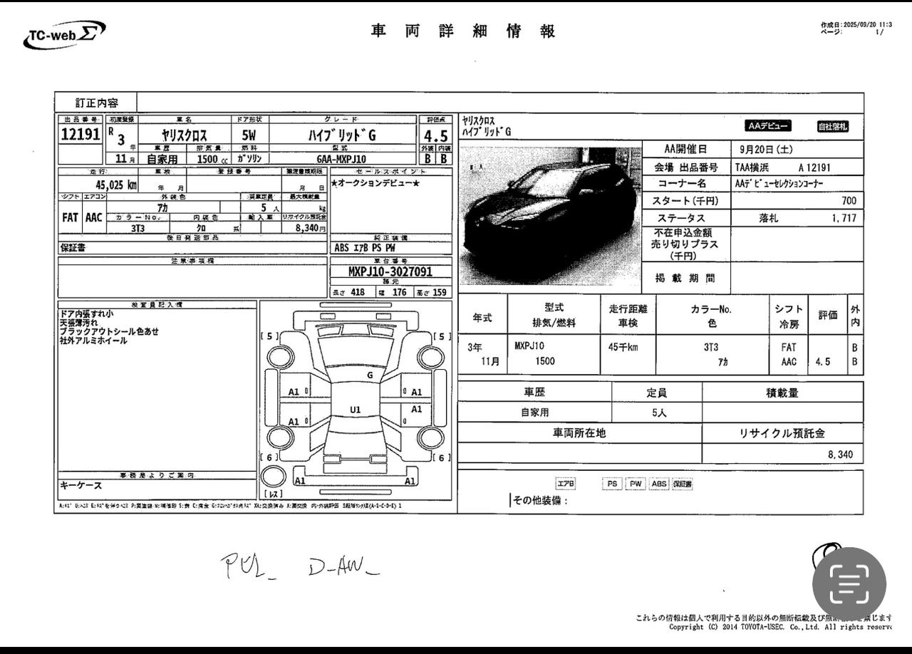 2021 Toyota Yaris Cross Hybrid