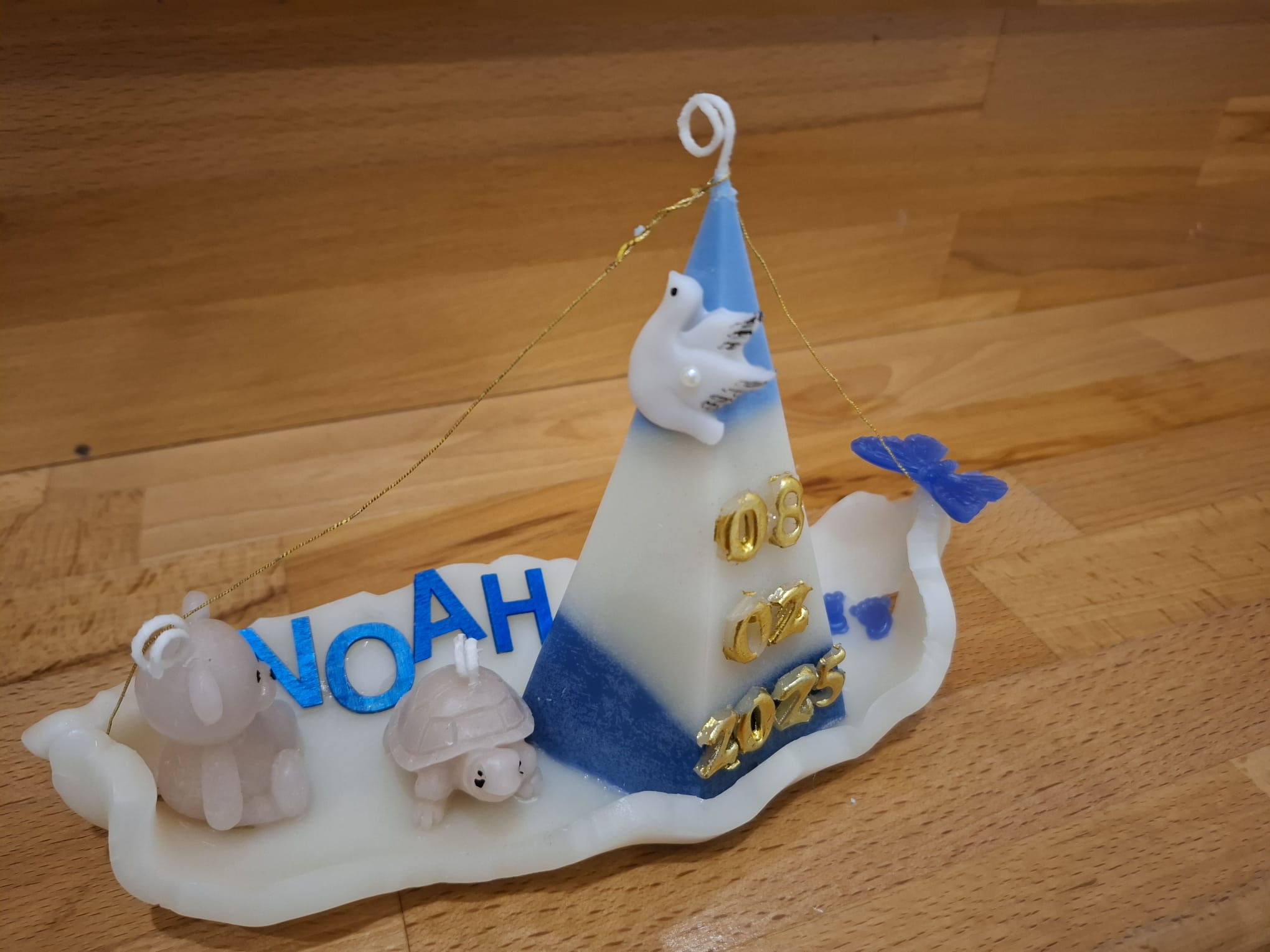 Personalisierte Babygeschenkdekoration